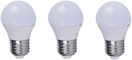 Grimaldi Világítás LED Izzó, 3 darabos, 3 W, 260 Lumen, A15 Stílus Izzó, Fehér, Szabályozható, 25W Egyenértékű