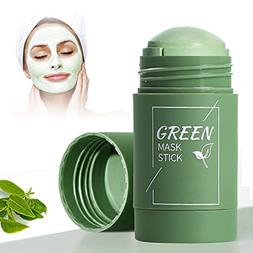 Zöld Tea Maszk Botot, Poreless Mély Tisztítás Tisztító Agyag Stick Maszkok, Mitesszer Eltávolító Anti-Akne, Arc Hidratáló Olaj, Vezérlés