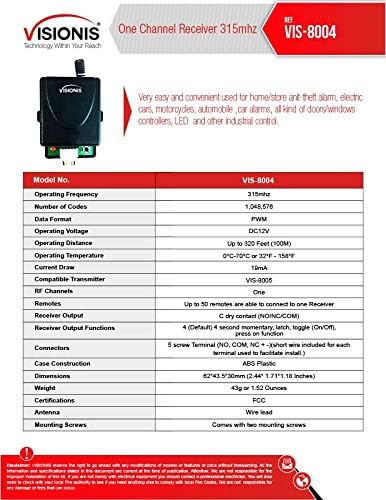 Az FPC-5013-VS Visionis Kit para Ellenőrzési de Acceso de UNA Puerta con apertura hacia adentro, Cerradura Elektro Magnética de 600lbs,