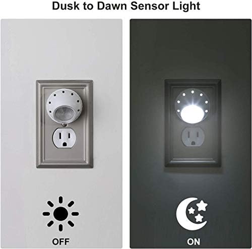 Automatikus Csatlakoztassa a Fény Érzékelő, Éjszakai Fény, Meleg Fehér LED Fény Hálószoba