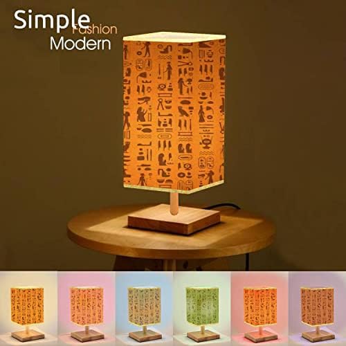 Szabályozható asztali Lámpa Varrat nélküli Retro csempézés az Ősi Egyiptomi USB-Éjjeli Lámpa/ Minimalista Design/ Íróasztali Lámpa/