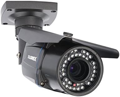 Lorex Időjárásálló Beltéri/Kültéri Haza Felügyeleti 1080P Biztonsági Bullet Kamera w/Hosszú távú Színes éjjellátó & 3X-os Motoros