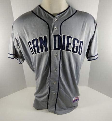 San Diego Padres Jeremy Hermida 47 Játék Kiadott Szürke Jersey - Játék Használt MLB Mezek