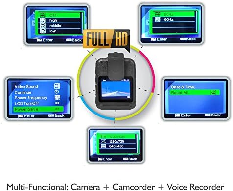 Prémium Hordozható Test Kamera - Vezeték nélküli Hordozható Kamera, Személy Kopott Kamera, Kompakt & Hordozható HD Test Kamera, IR,