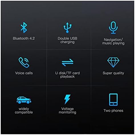 Vezeték nélküli Audio Erősítők Autós Töltő FM Transmitter Bluetooth Car Audio MP3 Lejátszó TF Kártya Autóskészlet 3.4 Egy Dual USB