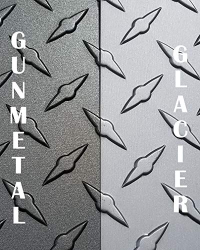 Alumínium Gyémánt Lemez 48 x 96 Lap - .025 (Vékony) - Festett Szürke Gunmetal