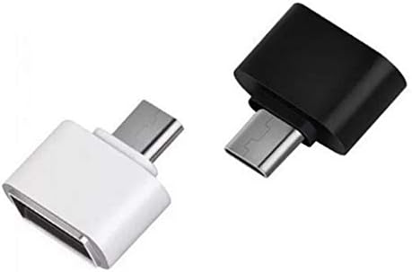 XJJZS c-Típusú OTG USB 2.0 OTG Kábel Micro-USB 2.0 Női Adapter USB Átalakító Adapter Alkalmas Mobiltelefon, Tablet PC (Szín : Fekete)
