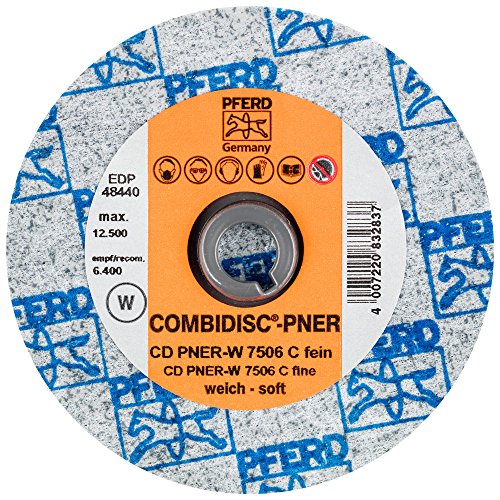 PFERD 48440 Combidisc PNER Unitized Gyors Változás Lemez, Írja be a CD, Szilícium-Karbid, 3 Átmérőjű, Jól Finomság, a 12 500 RPM (Csomag