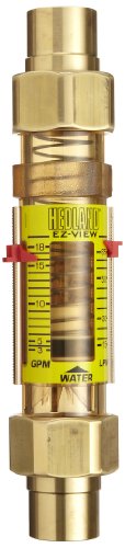 Hedland H620-618-R-EZ-Nézet Áramlásmérő A Szenzor, Polyphenylsulfone, Használható Víz, 3.0 - 18 gpm Áramlási Tartomány, 3/4 Verejték
