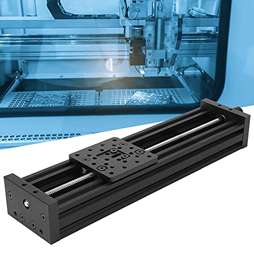 Lineáris vezető Dia Táblázat CNC Csúszó Tábla Alumínium Csavaros Dia Lineáris Táblázat Vezető 8 mm-es 3D Nyomtató(400mm-fekete)