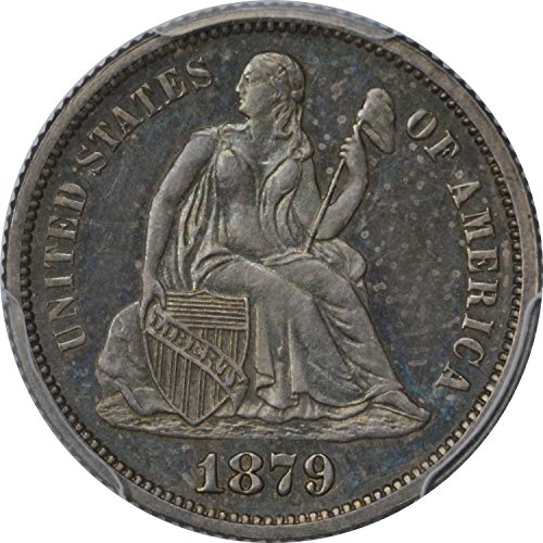 1879 Szabadság Ülő Ezüst Érmét, PR64, PCGS