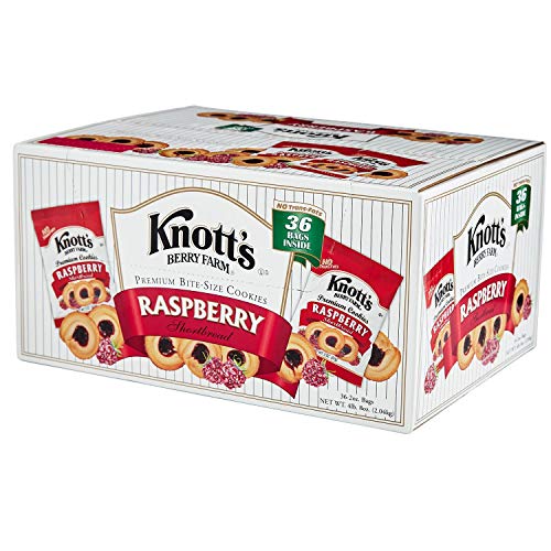 Knott ' s Berry Farm Rasberry Teasütemény Cookie-k (2 oz., 36 pk.)